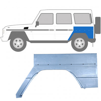 Pannello di riparazione parafango posteriore per Mercedes G-Class W463 2002-2017 / Sinistra 8811