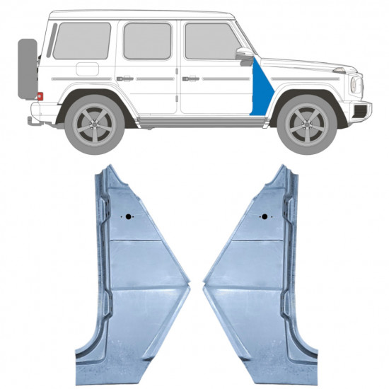 Pannello di riparazione parafango anteriore per Mercedes G-Class W460 W461 W463 1979- / Sinistra+Destra / Set 9440
