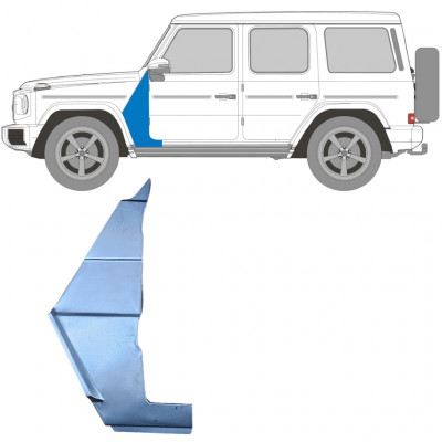 Pannello di riparazione parafango anteriore per Mercedes G-Class W460 W461 W463 1979- / Sinistra 10713