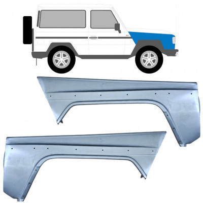 Parafango anteriore per Mercedes G-Class W460 1979-1993 / Sinistra+Destra / Set 9182