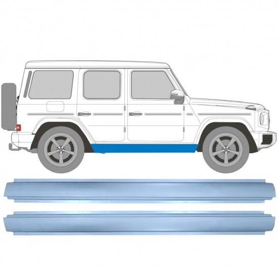 Pannello di riparazione sottoporta lamiera per Mercedes G-Class W460 W461 W463 1979- / Sinistra = Destra (simmetrico) / Set 10569