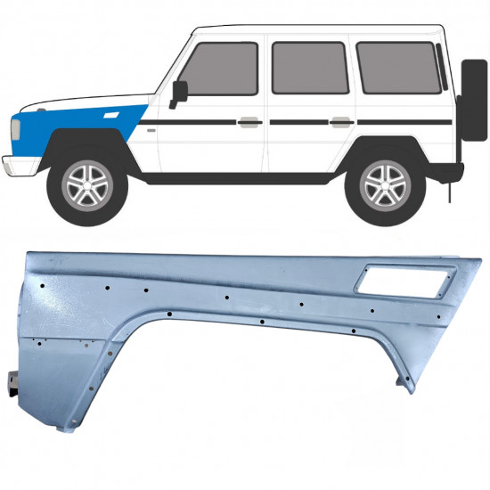 Parafango anteriore per Mercedes G-Class W461 1990-1996 / Sinistra 5554