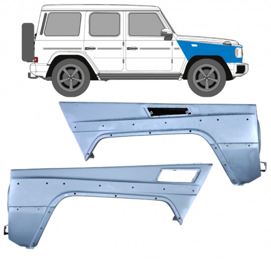 Parafango anteriore per Mercedes G-Class W461 1997-2001 / Sinistra+Destra / Set 6520