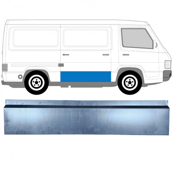 Pannello di riparazione porta scorrevole per Mercedes MB 100 1988-1996 / Destra 9113