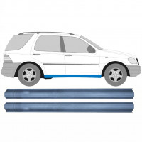 Pannello di riparazione sottoporta lamiera per Mercedes M-Class ML W163 1998-2005 / Sinistra = Destra (simmetrico) / Set 9517