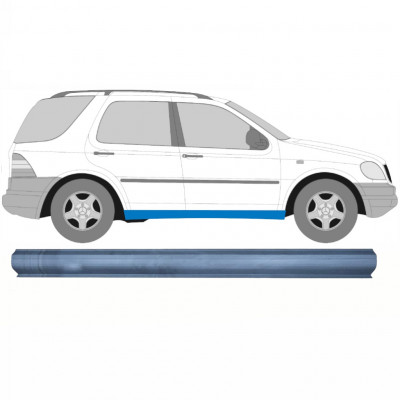 Pannello di riparazione sottoporta lamiera per Mercedes M-Class ML W163 1998-2005 / Sinistra = Destra (simmetrico) 6731
