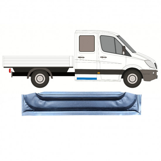 Pannello di riparazione porta posteriore interno per Mercedes Sprinter 2006-2018 / Sinistra = Destra (simmetrico) 7399