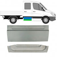 Pannello di riparazione porta posteriore per Mercedes Sprinter 2006-2018 / Sinistra = Destra (simmetrico) / Set 10512