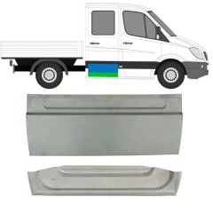 Pannello di riparazione porta posteriore per Mercedes Sprinter 2006-2018 / Sinistra = Destra (simmetrico) / Set 10512