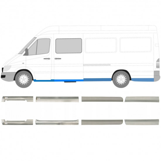 Set di pannelli di riparazione per Mercedes Sprinter 1995-2006 / Sinistra+Destra / 6757