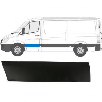 Modanatura porta anteriore per Mercedes Sprinter 2006-2018 / Sinistra 7222