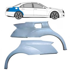 Pannello di riparazione parafango posteriore per Mercedes S-Class W221 2005-2013 / Sinistra+Destra / Set 10088