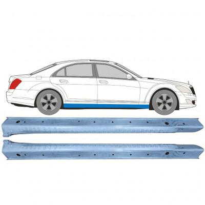 Sottoporta Lamiera Completo per Mercedes S-Class W221 2005-2013 / Sinistra+Destra / Set 9824