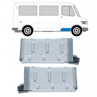 Pannello di riparazione gradino anteriore per Mercedes T1 207-410 1977-1995 / Sinistra+Destra / Set 9569