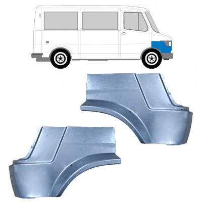 Pannello di riparazione parafango anteriore per Mercedes T1 207-410 1977-1995 / Sinistra+Destra / Set 9561