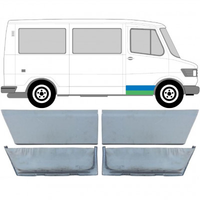 Pannello di riparazione porta anteriore per Mercedes T1 207-410 1977-1995 / Set 11851