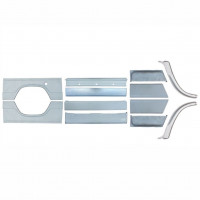 Set di pannelli di riparazione per Mercedes T1 207-410 1977-1995 / Sinistra+Destra / 6714