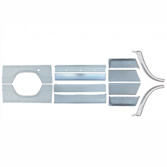 Set di pannelli di riparazione per Mercedes T1 207-410 1977-1995 / Sinistra+Destra / 6714