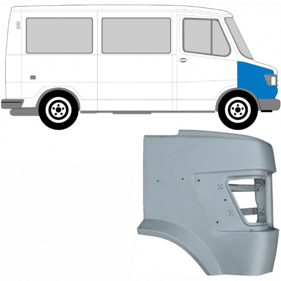 Parafango anteriore per Mercedes T1 207-410 1977-1995 / Destra 5216