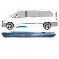 Pannello di riparazione davanzale della porta anteriore per Mercedes Vito W639 2003-2014 / Sinistra 8282
