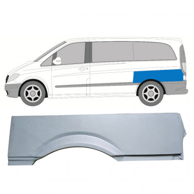 Pannello di riparazione parafango posteriore per Mercedes Vito W639 2003-2014 / Sinistra 8284