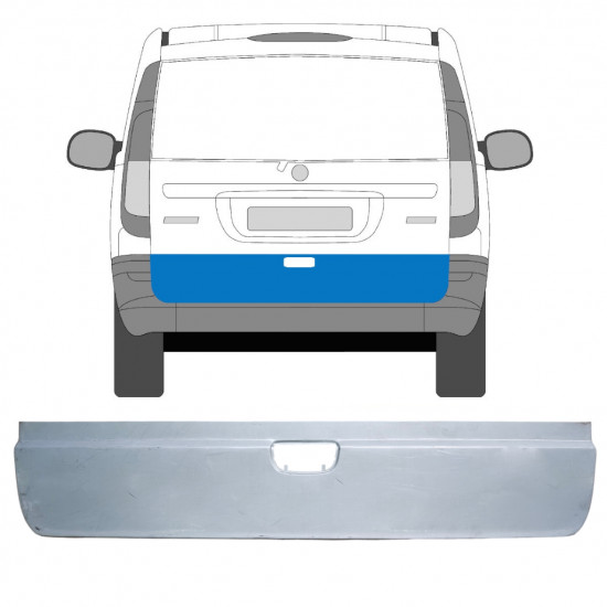 Pannello di riparazione porta posteriore esterno per Mercedes Vito W639 2003-2014 6811
