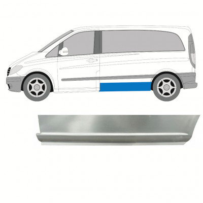Pannello di riparazione lato basso per Mercedes Vito W639 2003-2014 / Sinistra 8288