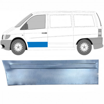 Lamiera di riparazione del rivestimento della porta anteriore per Mercedes Vito I W638 1996-2003 / Sinistra 8274