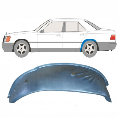 Pannello di riparazione arco ruota posteriore interno per Mercedes E-Class W124 1984-1996 / Sinistra 9080