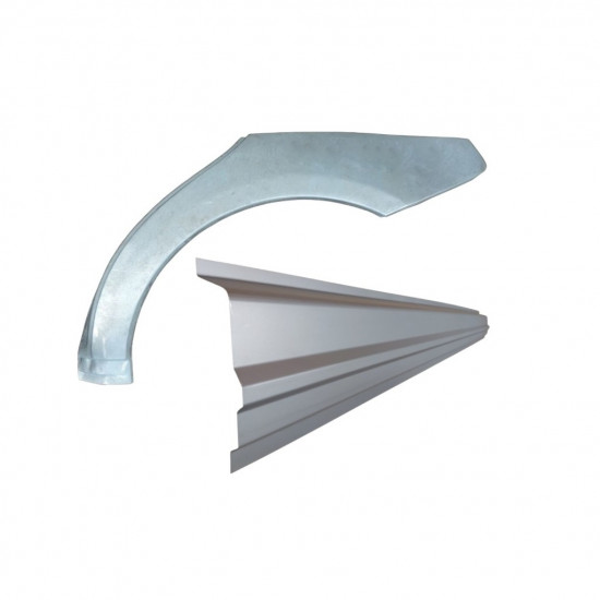 Pannello di riparazione sottoporta e parafango posteriore per Mercedes A-Class W169 2004-2012 / Sinistra / Set 11315