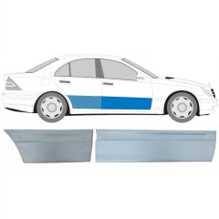 Lamiera di riparazione porta anteriore e posteriore per Mercedes C-Class W203 2000-2007 / Destra / Set 10673