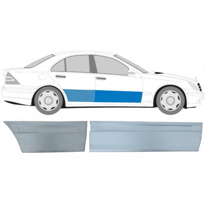 Lamiera di riparazione porta anteriore e posteriore per Mercedes C-Class W203 2000-2007 / Destra / Set 10673