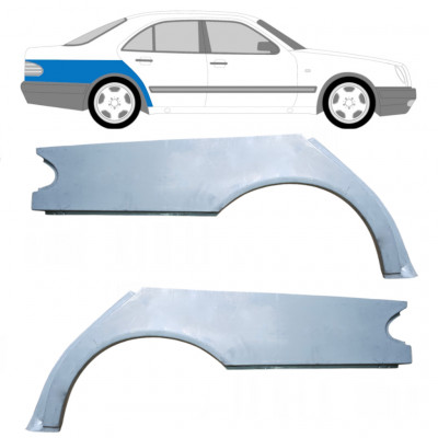 Pannello di riparazione parafango posteriore per Mercedes E-Class W210 1995-2003 / Sinistra+Destra / Set 9455