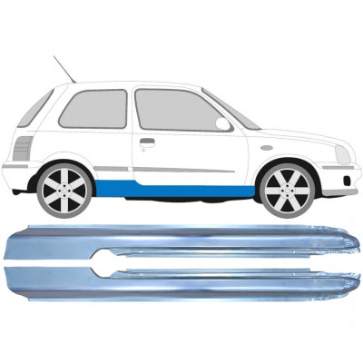 Sottoporta Lamiera Completo per Nissan Micra K11 1992-2003 / Sinistra+Destra / Set 10570
