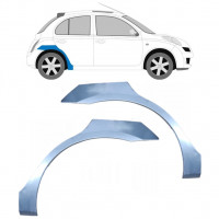 Pannello di riparazione parafango posteriore per Nissan Micra K12 2002-2010 / Sinistra+Destra / Set 9627
