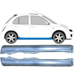 Sottoporta Lamiera Completo per Nissan Micra K12 2002-2010 / Sinistra+Destra / Set 9628