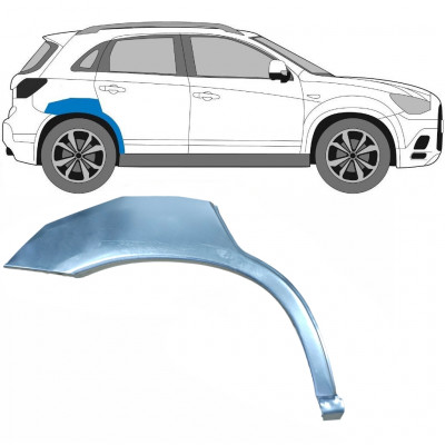 Pannello di riparazione parafango posteriore per Mitsubishi ASX 2010- / Destra 6817