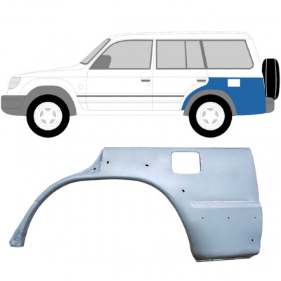 Pannello di riparazione parafango posteriore per Mitsubishi Pajero 1991-2001 / Sinistra 5476