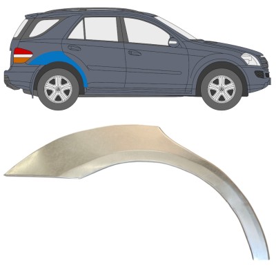 Pannello di riparazione parafango posteriore per Mercedes-Benz M-Class ML W164 2005-2011 / Destra 14929