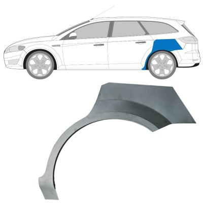 Pannello di riparazione parafango posteriore per Ford Mondeo 2007-2010 / Sinistra / COMBI / SEDAN 16848
