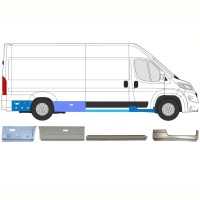 Set di pannelli di riparazione per Opel Movano 2021-2026 / Destra 16807