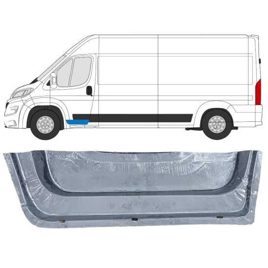 Pannello di riparazione porta anteriore interno per Opel Movano 2021-2026 / Sinistra 16476