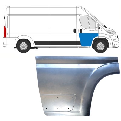 Pannello di riparazione porta anteriore per Opel Movano 2021-2026 / Destra 16482