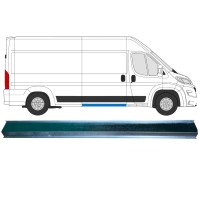 Pannello di riparazione sottoporta interno centrale per Opel Movano 2021-2026 / Sinistra = Destra (simmetrico) 16473