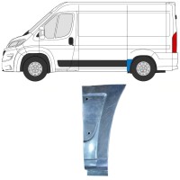 Pannello di riparazione parafango posteriore per Opel Movano 2021-2026 / Sinistra 16498