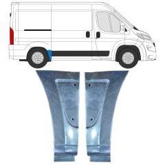 Pannello di riparazione parafango posteriore per Opel Movano 2021-2026 / Sinistra+Destra 16499