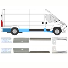Set di pannelli di riparazione per Opel Movano 2021-2026 / Sinistra+Destra / 16446