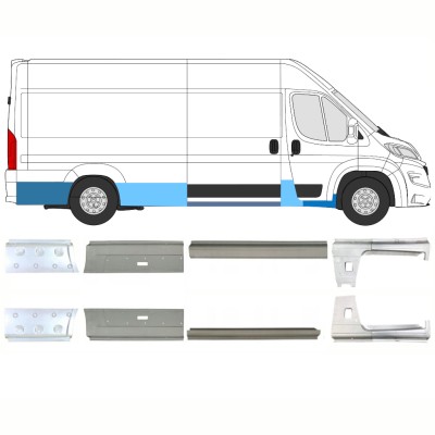 Set di pannelli di riparazione per Opel Movano 2021-2026 / Sinistra+Destra / 16446