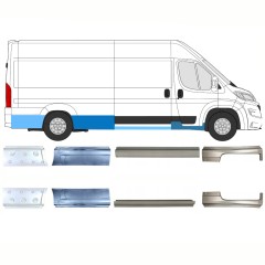 Set di pannelli di riparazione per Opel Movano 2021-2026 / Sinistra+Destra 16465