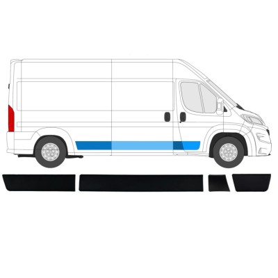Set di modanature laterali per Opel Movano 2021-2026 / Destra / 14416
